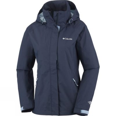 Chaquetas Columbia Trestle Trail Hooded Mujer Azul Marino - Chile BOA158406